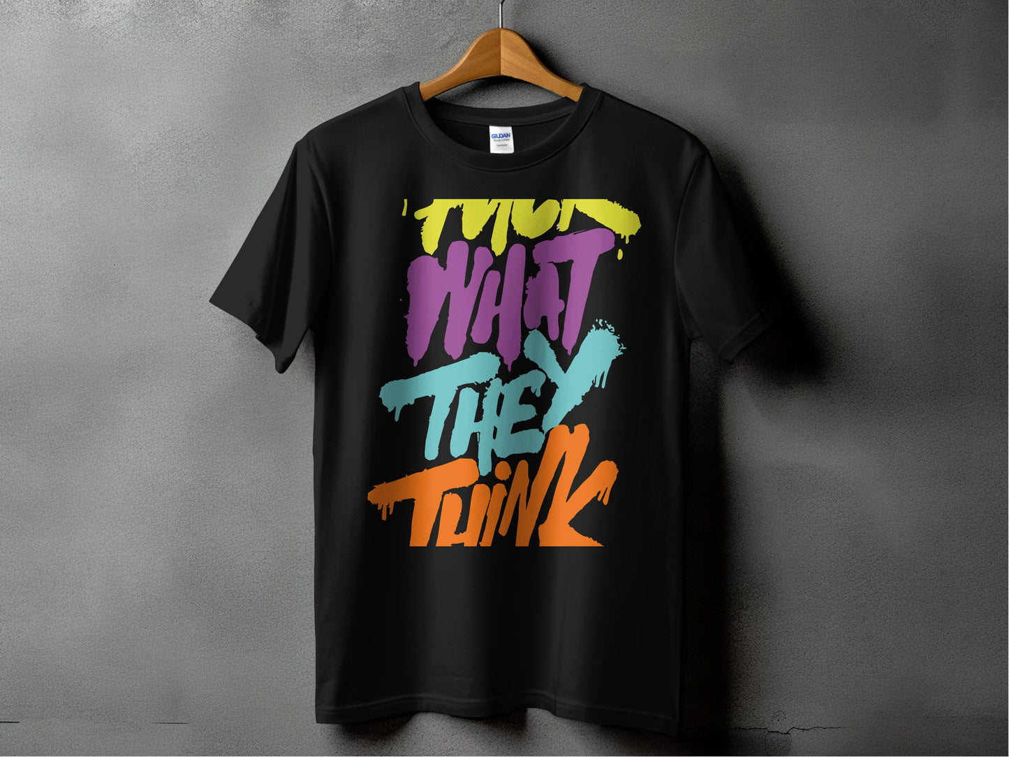 Bold Colorful Statement Graphic Tee Shirt product