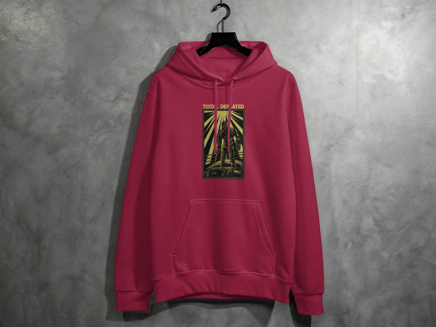 Total Defeated Back From The Death Stylish Graphic Hoodie - Design & Vybe
