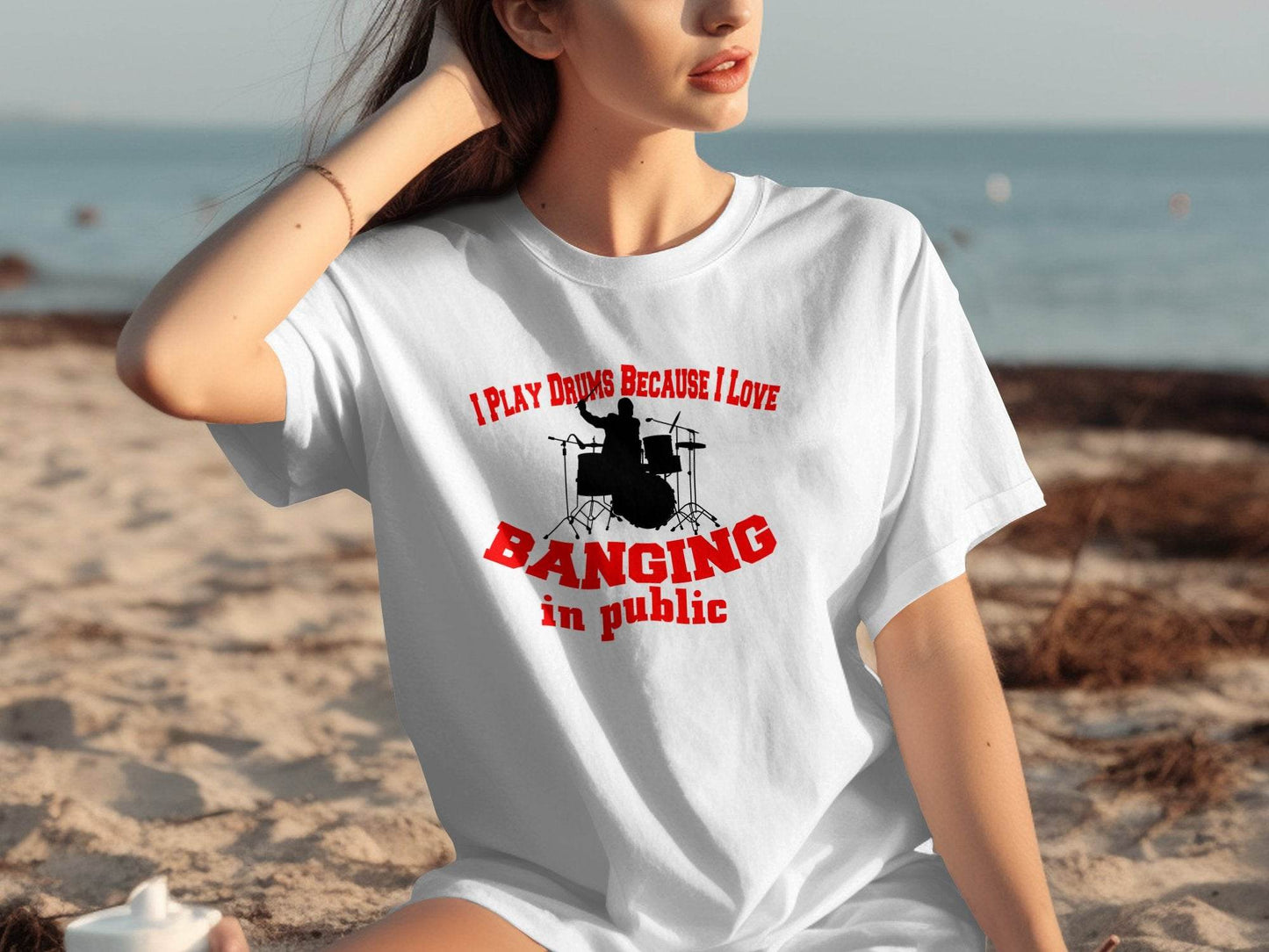 Funny Drummer T-Shirt for Music Lovers and Band Members - Design & Vybe