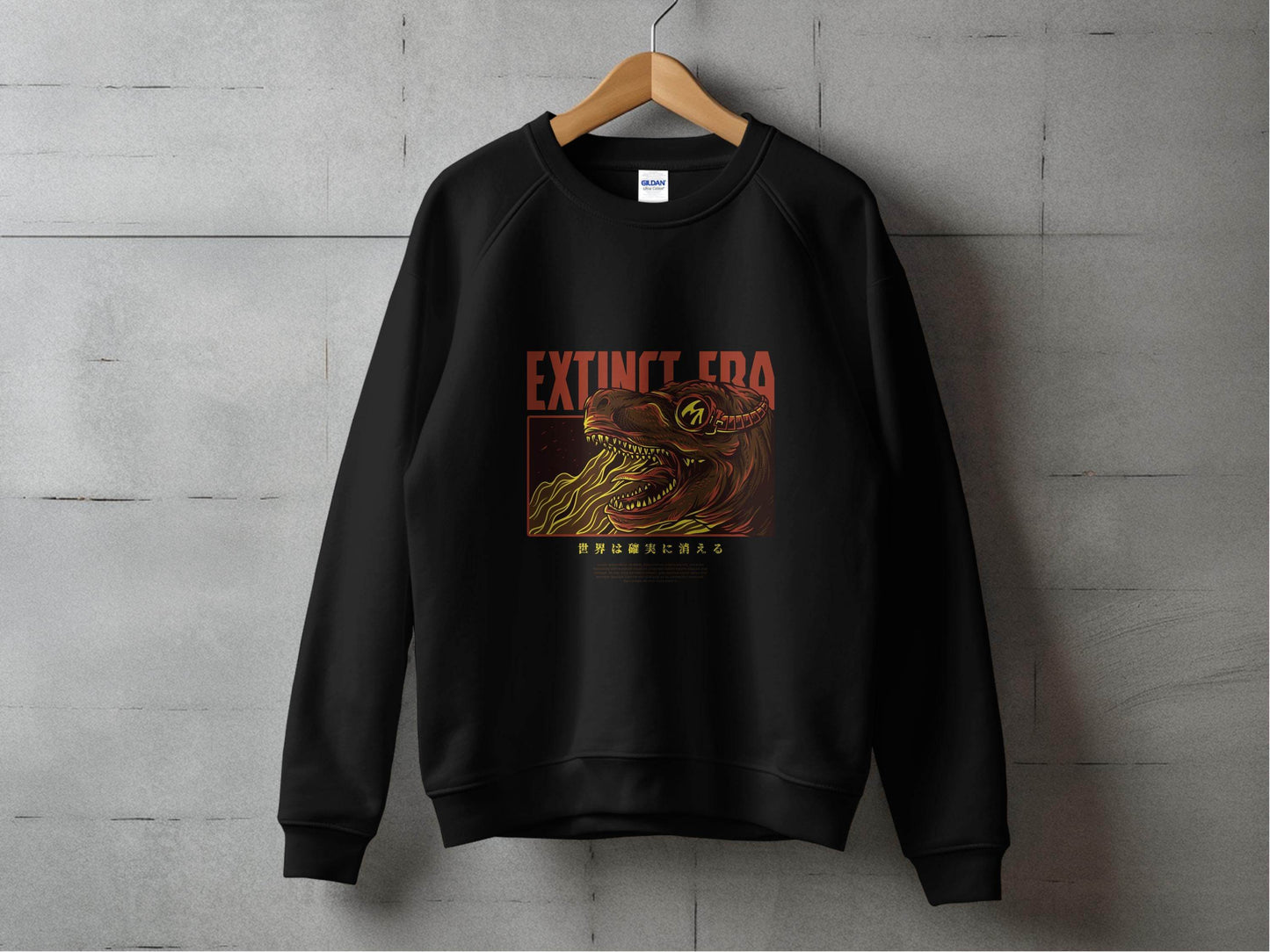Extinct Era Tyrannosaurus Digital Artwork Design Sweater - Design & Vybe