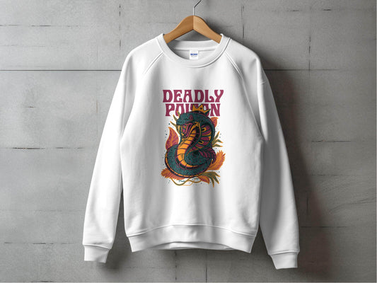 Deadly Poison Snake Art Graphic Novelty Design Sweater - Design & Vybe