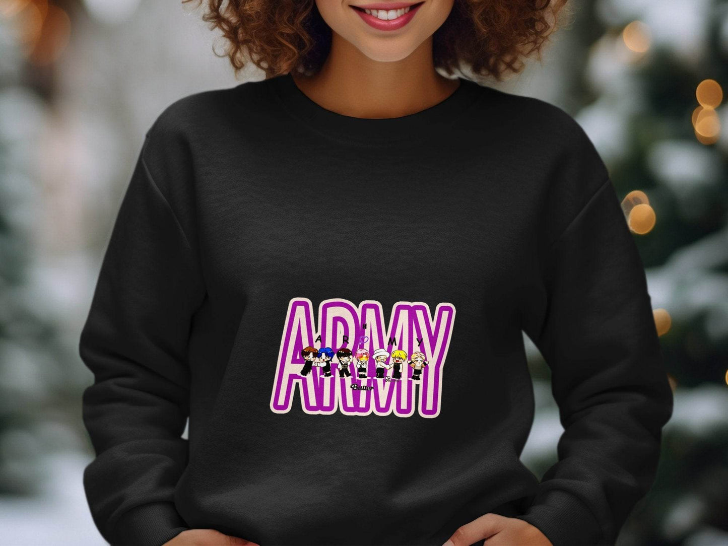 Cute BTS Army Butter Edition Design Fan Art Hoodie - Design & Vybe
