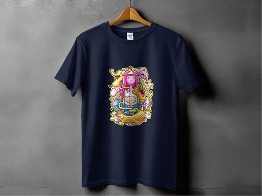 Adventure Time Characters Illustration T-Shirt - Design & Vybe