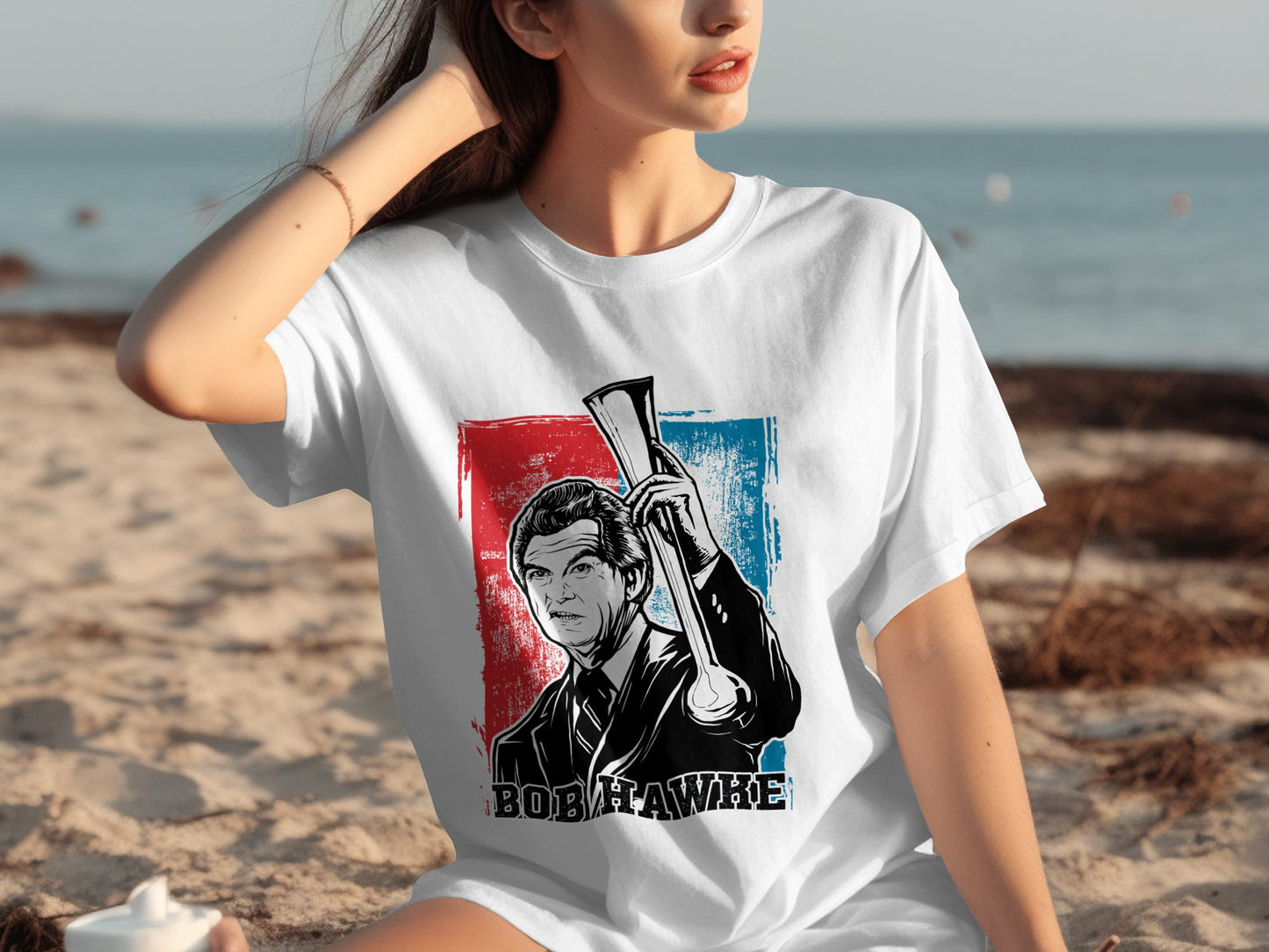 Bobalawie Celebratory Pose Artistic Graphic T-shirt product type