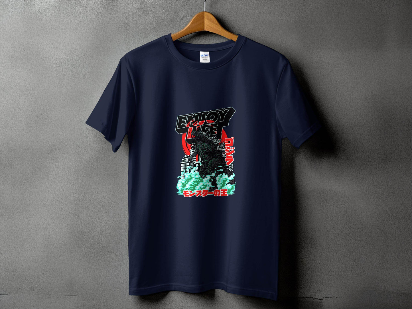 Enjoy Life Godzilla Monster King Of The Monsters T-Shirt - Design & Vybe