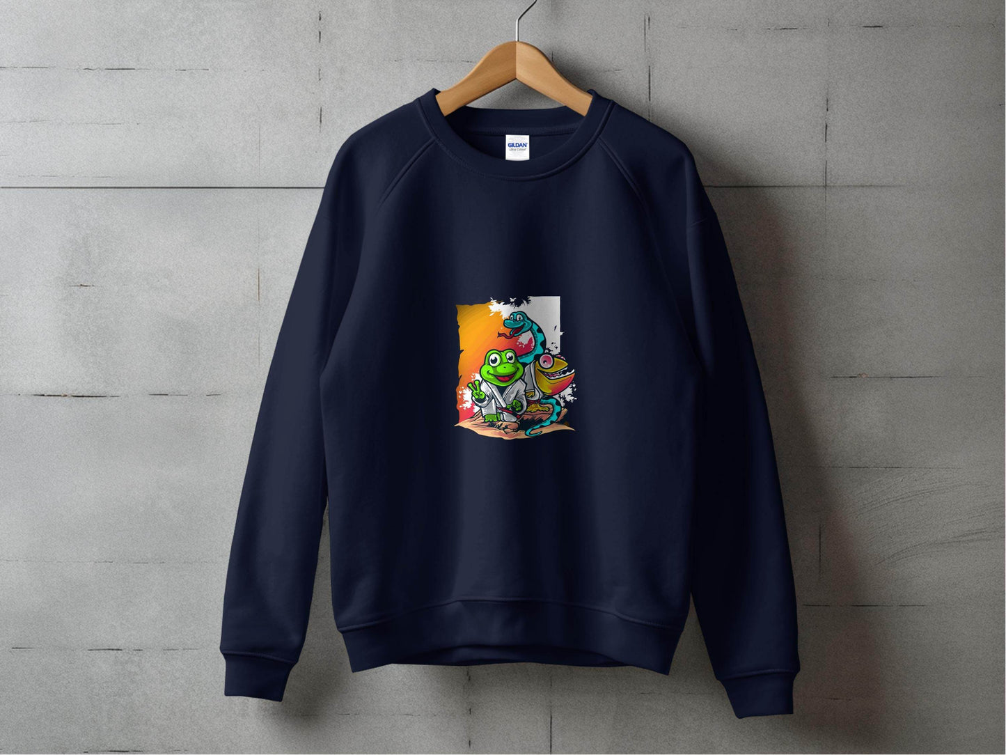 Animals in a Dojo Fighting Styles Illustration Sweater - Design & Vybe