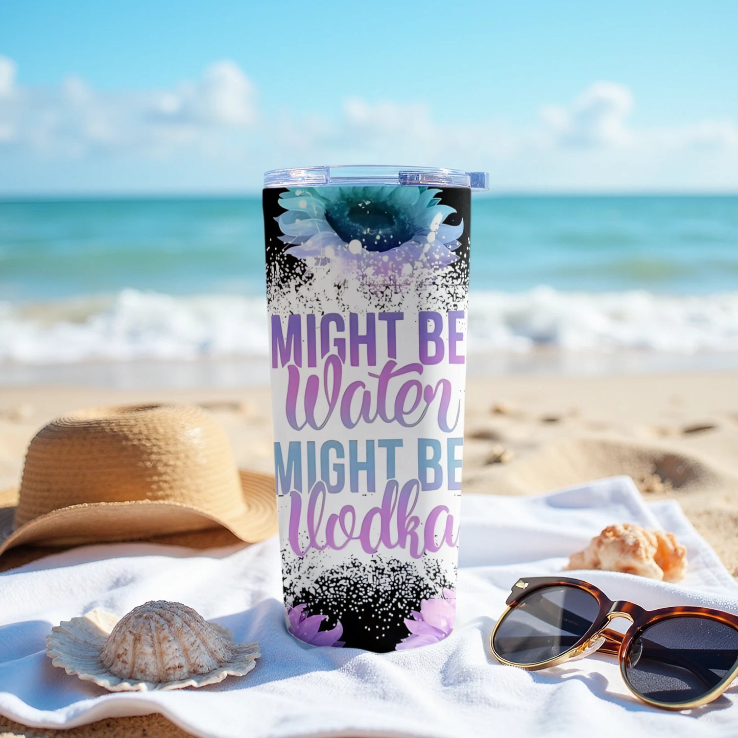 Might Be Water Might Be Vodka Beach Tumbler product