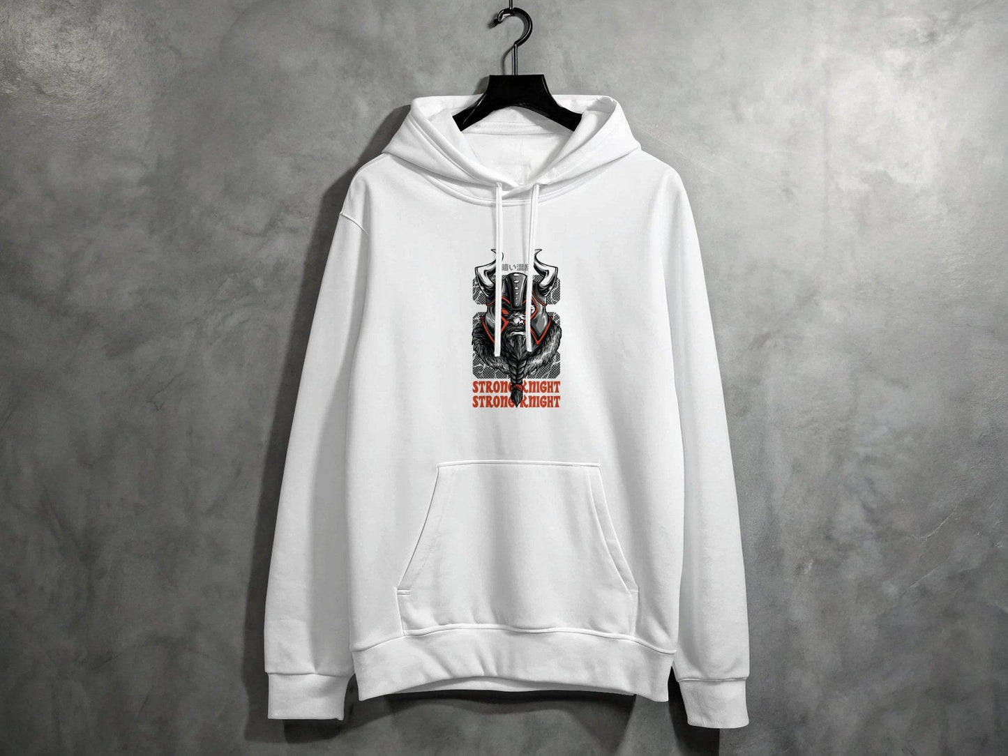 Strong Knight Samurai Graphic Funny Art Style Hoodie - Design & Vybe