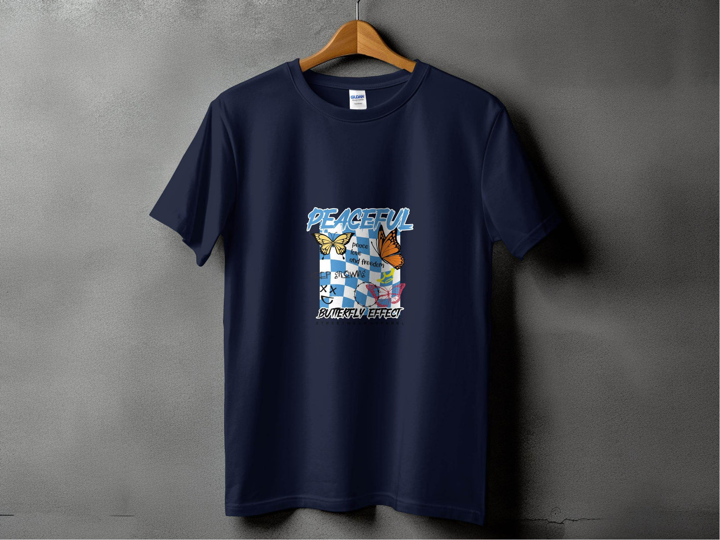 Peaceful Butterfly Effect Design T-Shirt - Design & Vybe