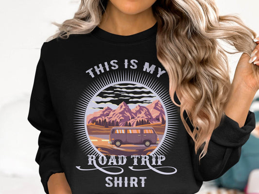 Road Trip Adventure Graphic Comfortable Sweater - Design & Vybe