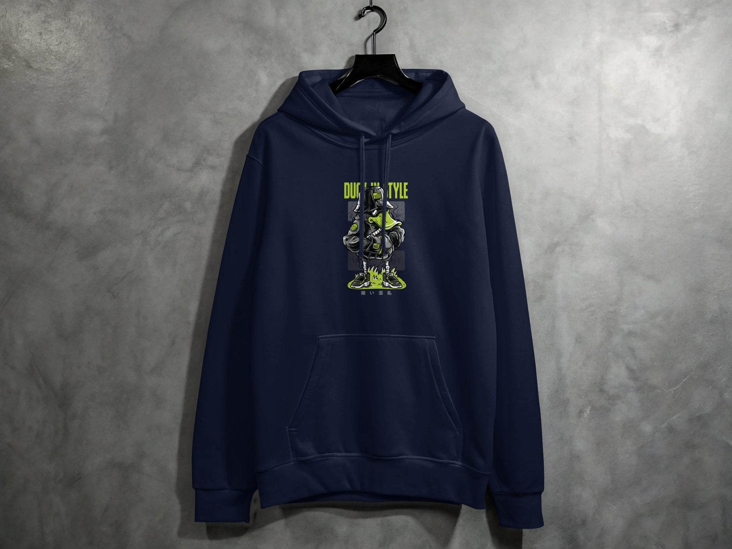 Duck in Style Cool Graphic Illustration Unisex Hoodie - Design & Vybe