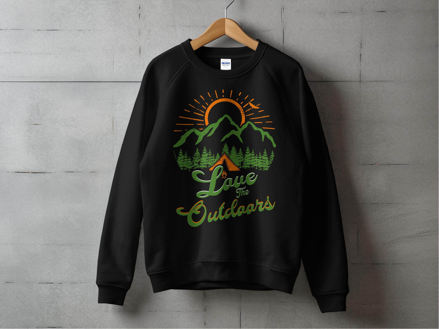 Love The Outdoors Graphic Adventure Sweater - Design & Vybe