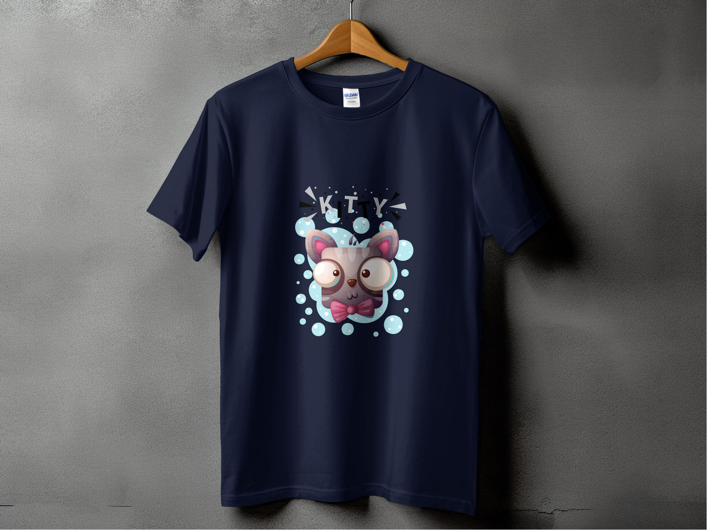 Cute Cartoon Kitty Graphic Design T-shirt product type