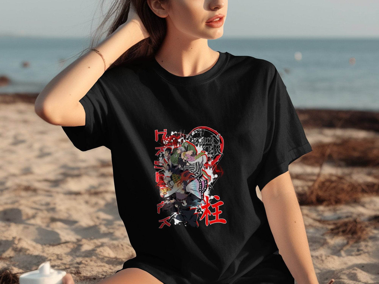 Demon Slayer Pillars Anime Graphic Novelty Design T-Shirt - Design & Vybe
