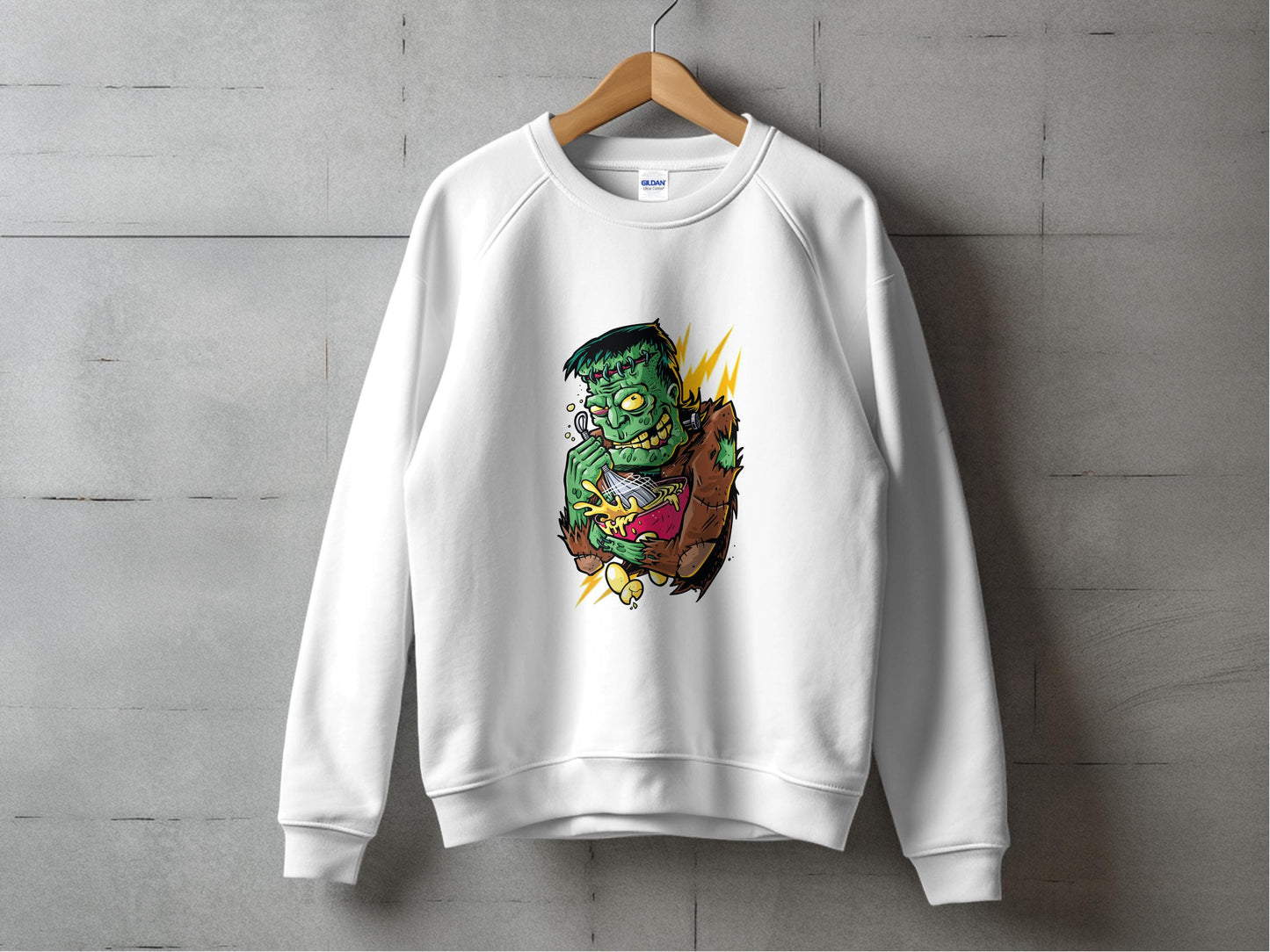 Zombie Comic Graphic Printed Pullover Sweatshirt product type