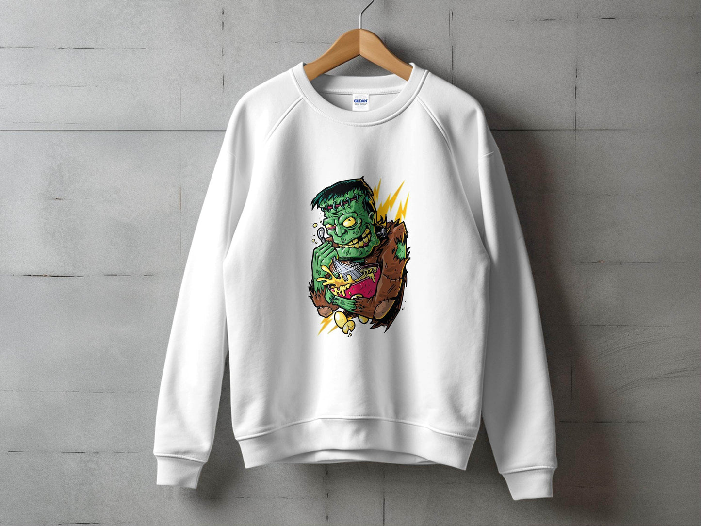 Mad Frankenstein Mixing Potion Funny Halloween Sweater - Design & Vybe
