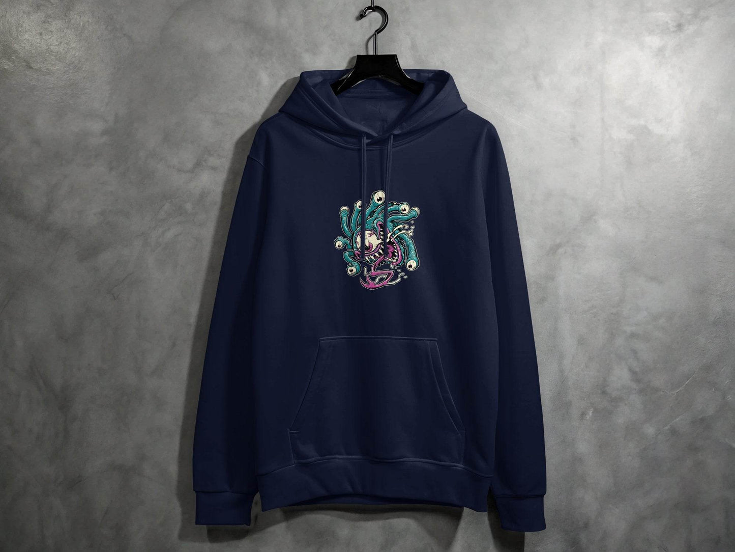 Eye Monster Colorful Fantasy Illustration Graphic Hoodie - Design & Vybe
