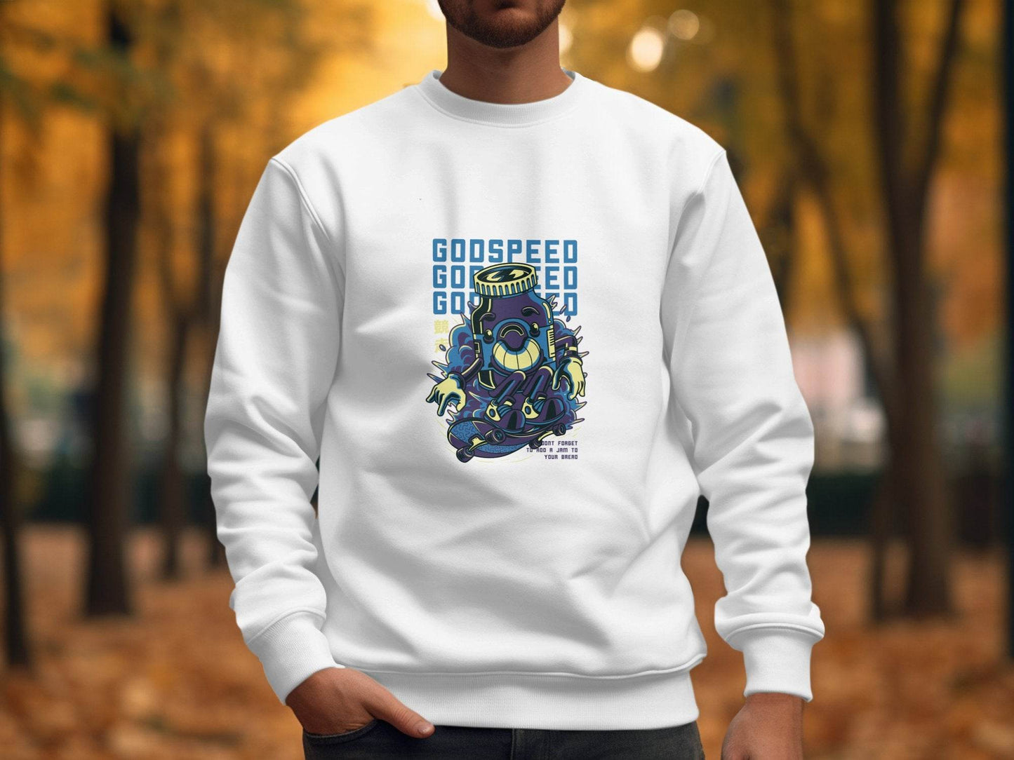 Godspeed Bottle With Skateboarding Graphic Hoodie - Design & Vybe