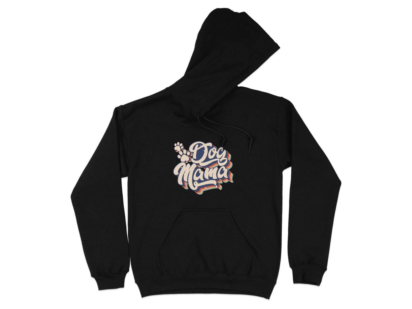 Retro Style Dog Mama Vintage Design Graphic Hoodie - Design & Vybe