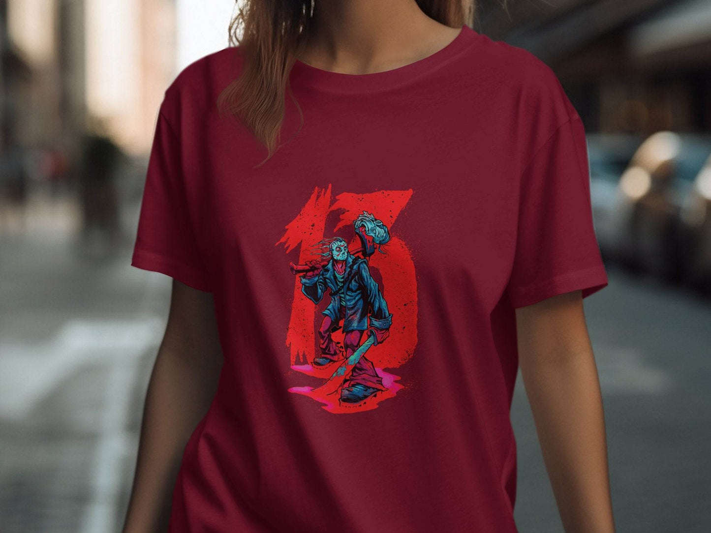 Friday the 13th Jason Voorhees Horror Art T-Shirt - Design & Vybe