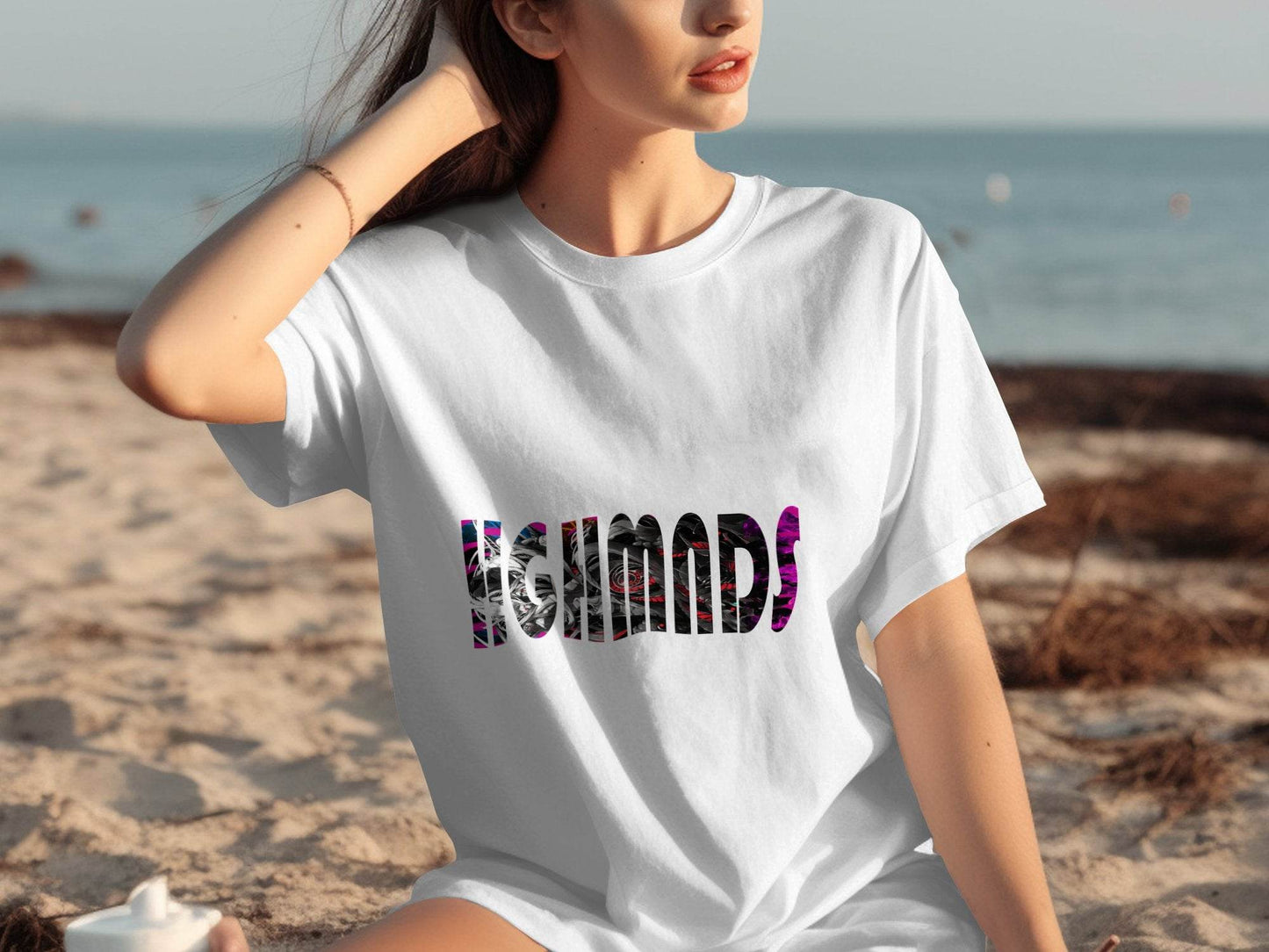 Highmads Artistic Bold Design Statement Graphic Print T-Shirt - Design & Vybe