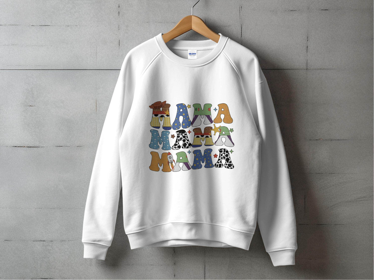 Colorful Mama Letters Cute Family Mama Life Sweater - Design & Vybe