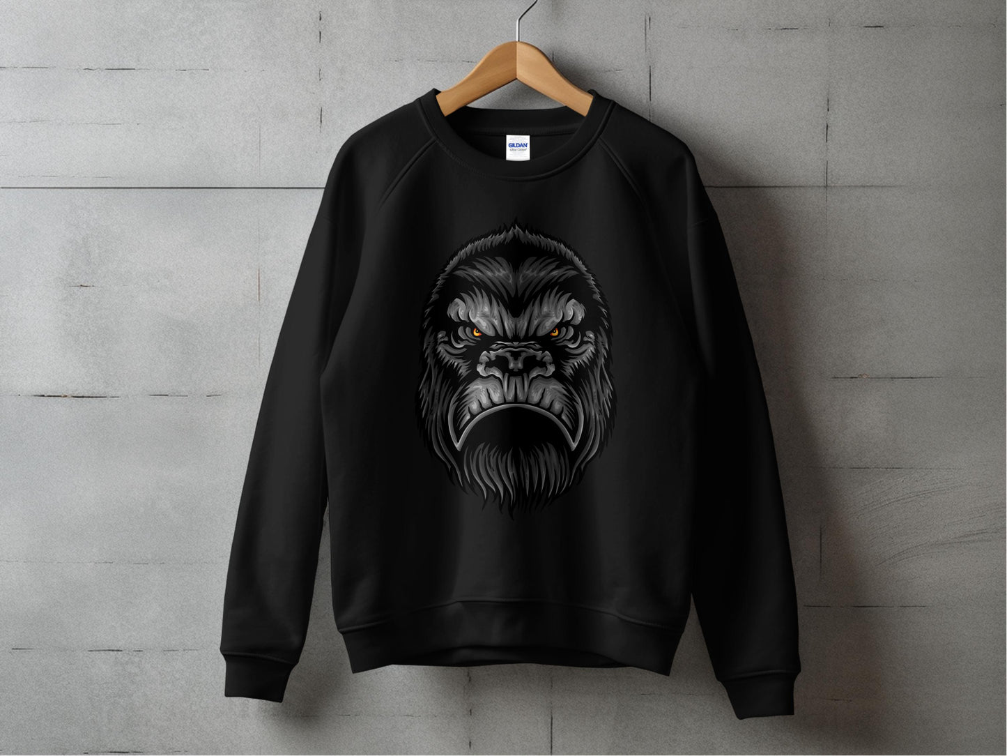 Fierce Gorilla Graphic Print Sweatshirt product type