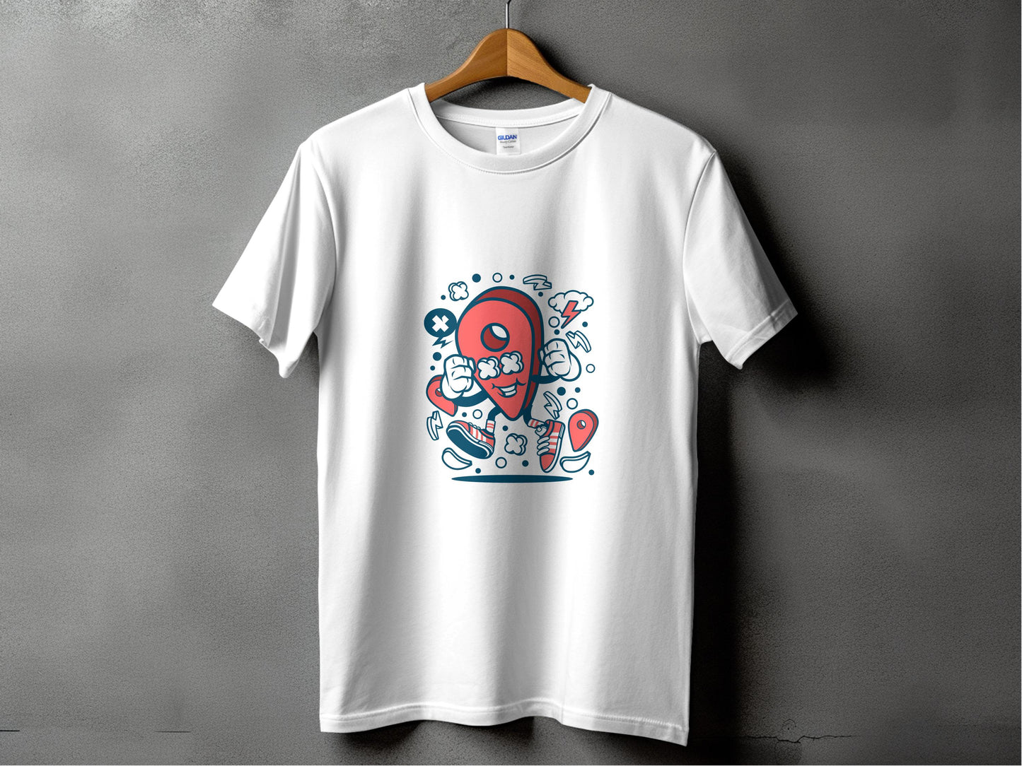 Fun Abstract Design Printed T-shirt Product