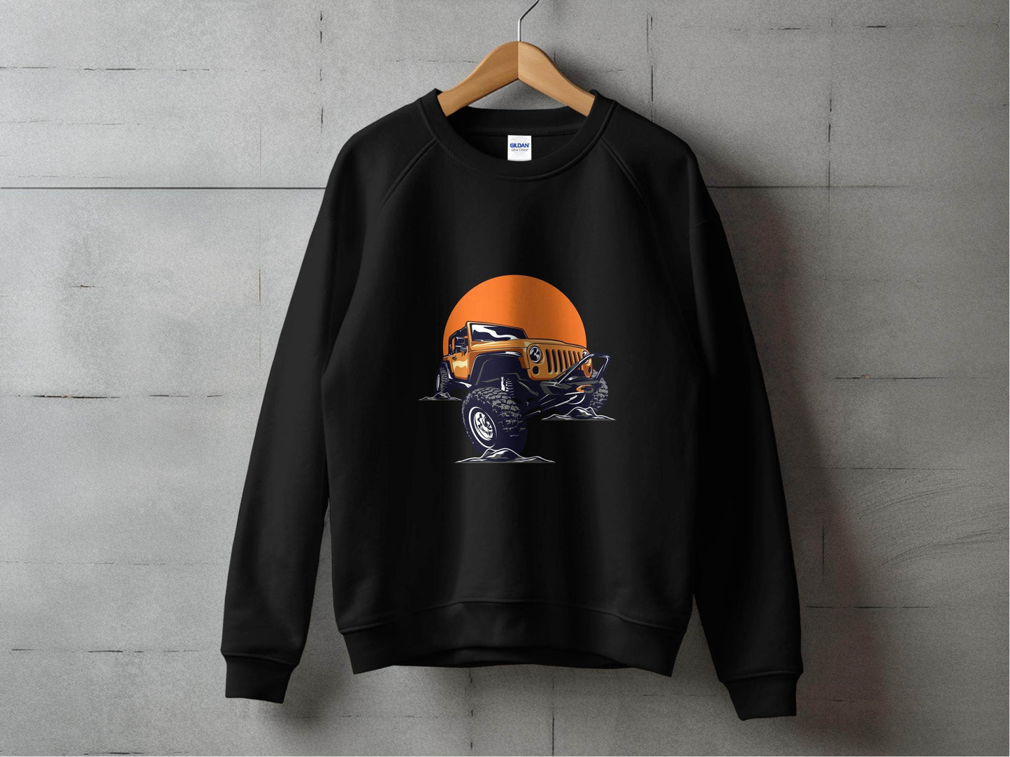 Off-Roading Graphic Printed Adventure Sweater - Design & Vybe