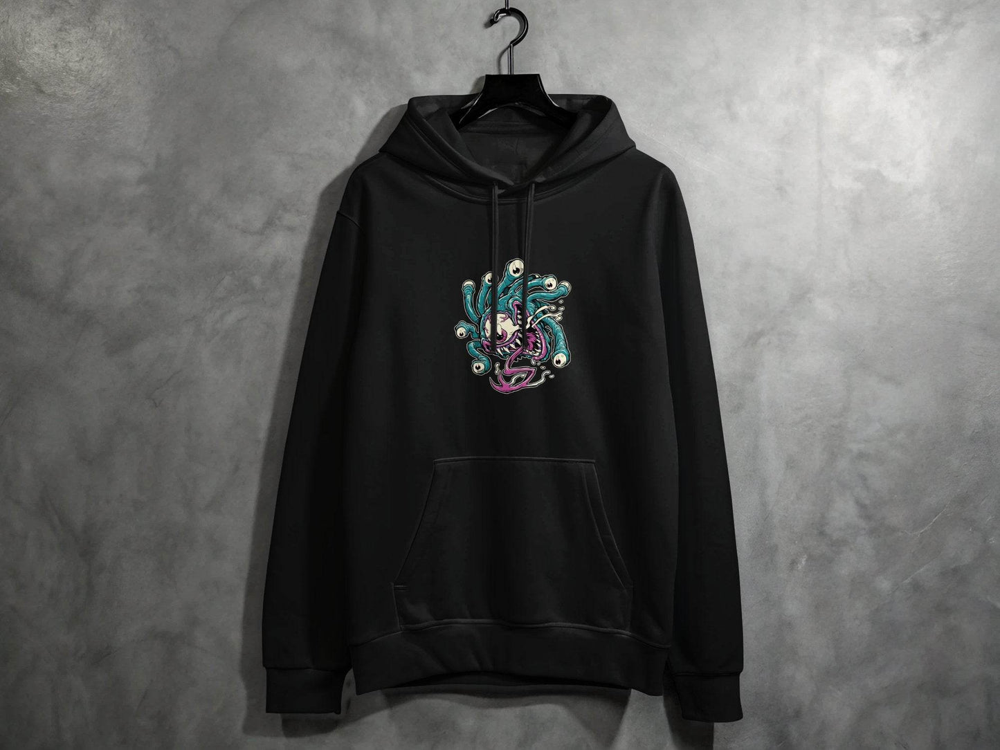 Eye Monster Colorful Fantasy Illustration Graphic Hoodie - Design & Vybe