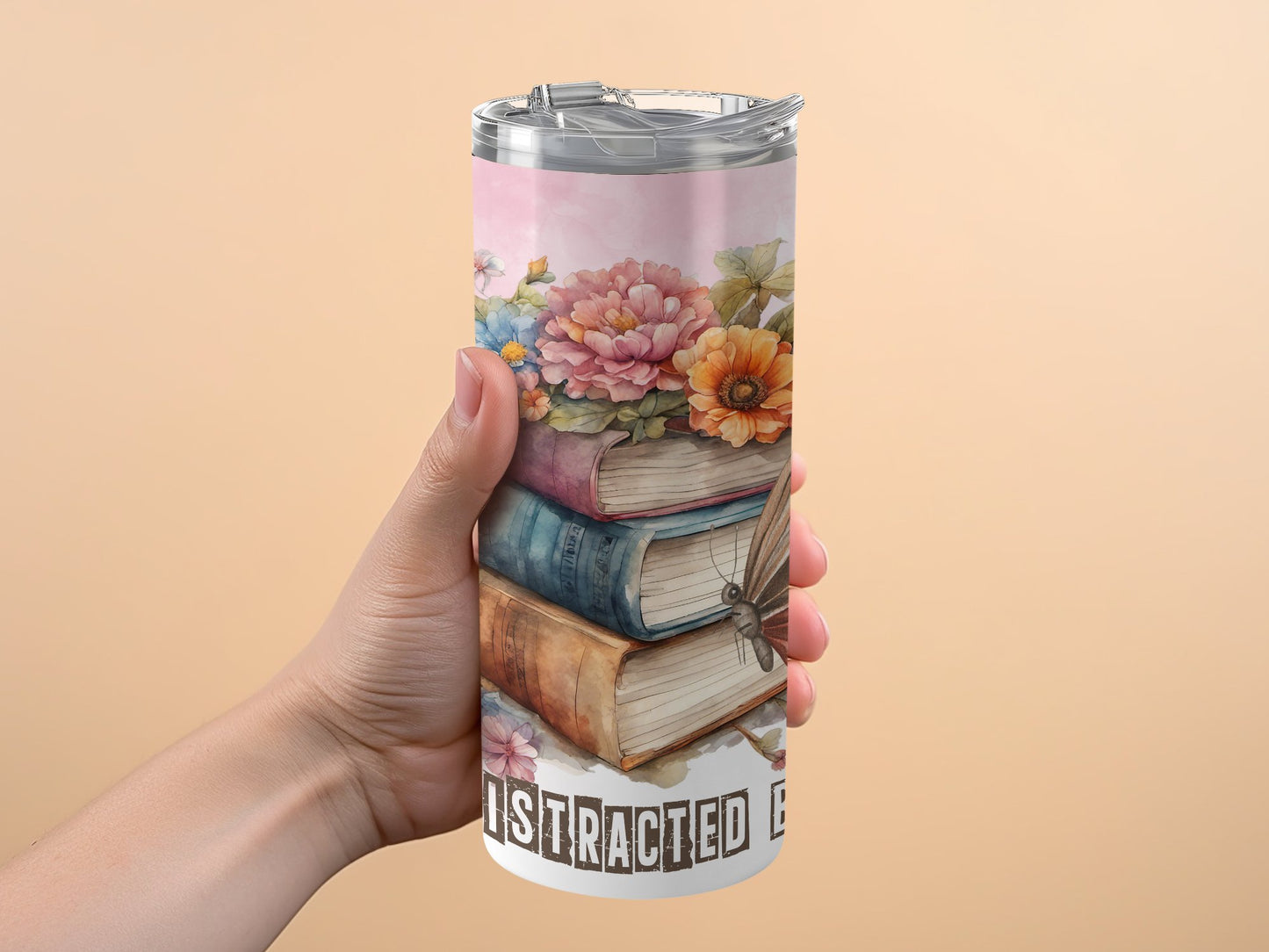 Floral and Books Design Insulated Tumbler product