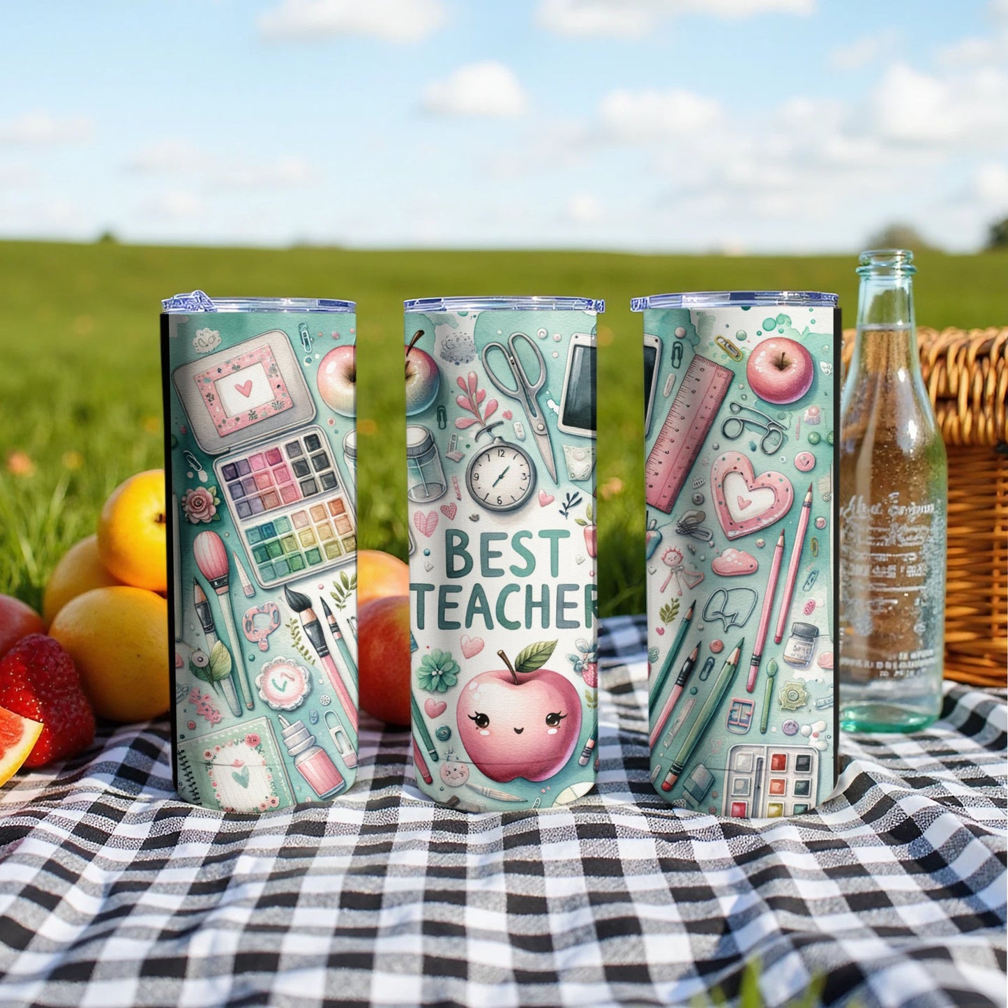 Best Teacher Design Colorful Tumblers product type