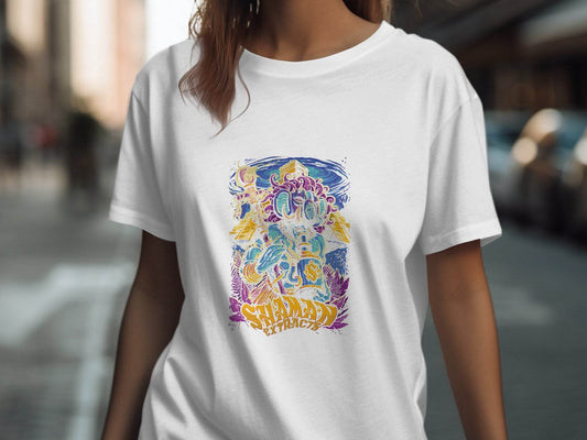 Shaman Extracts Colorful Design Graphic Artwork T-Shirt - Design & Vybe