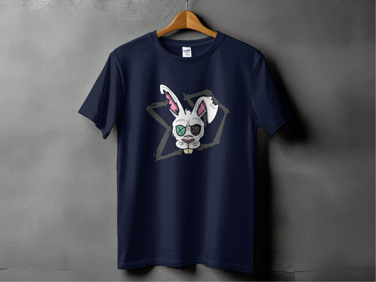 Morbid Zombie Rabbit Graphic Cool Design T-shirt - Design & Vybe