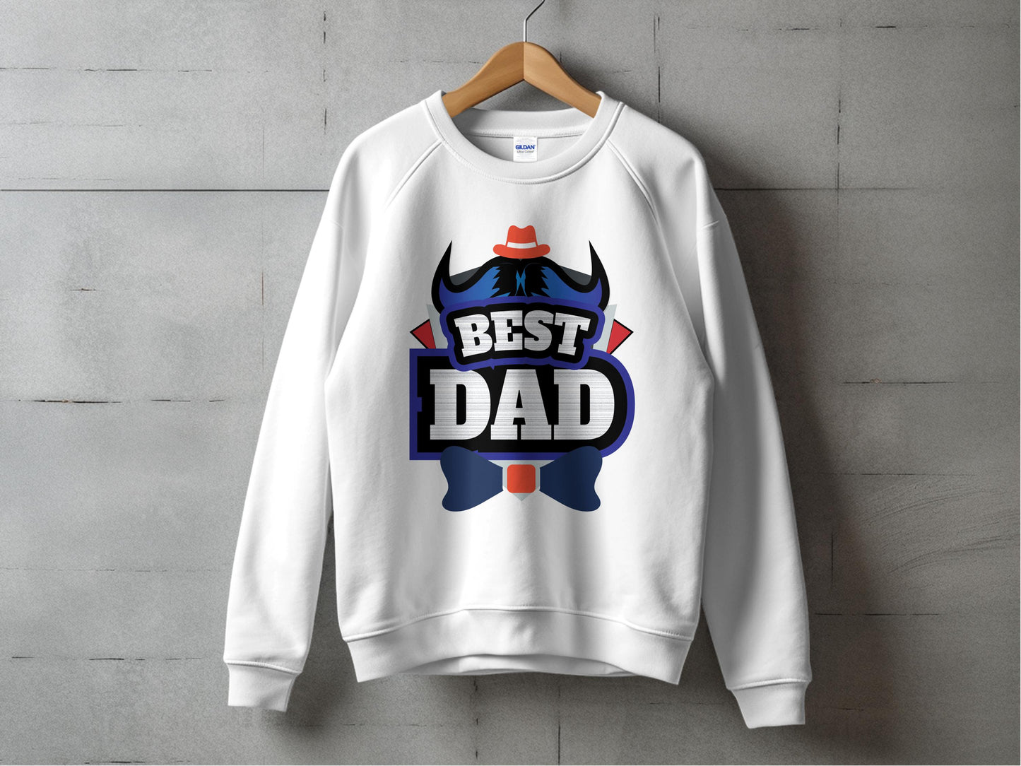 Best Dad Graphic Sweatshirt for Fathers Day Gift product type
