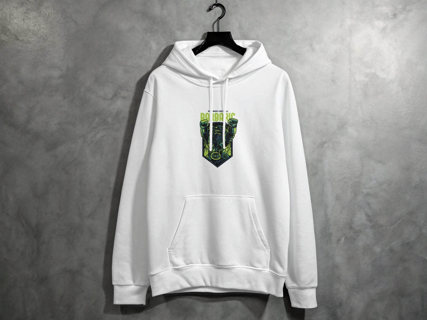 Stronger Like Hell Barbaric Warrior Graphic Hoodie - Design & Vybe