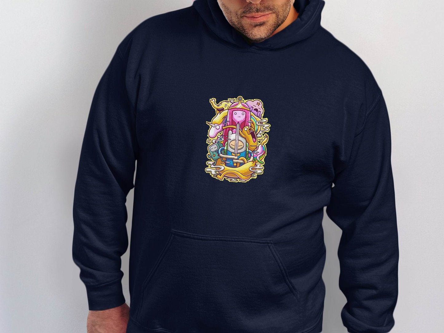 Adventure Time Characters Illustration Hoodie - Design & Vybe