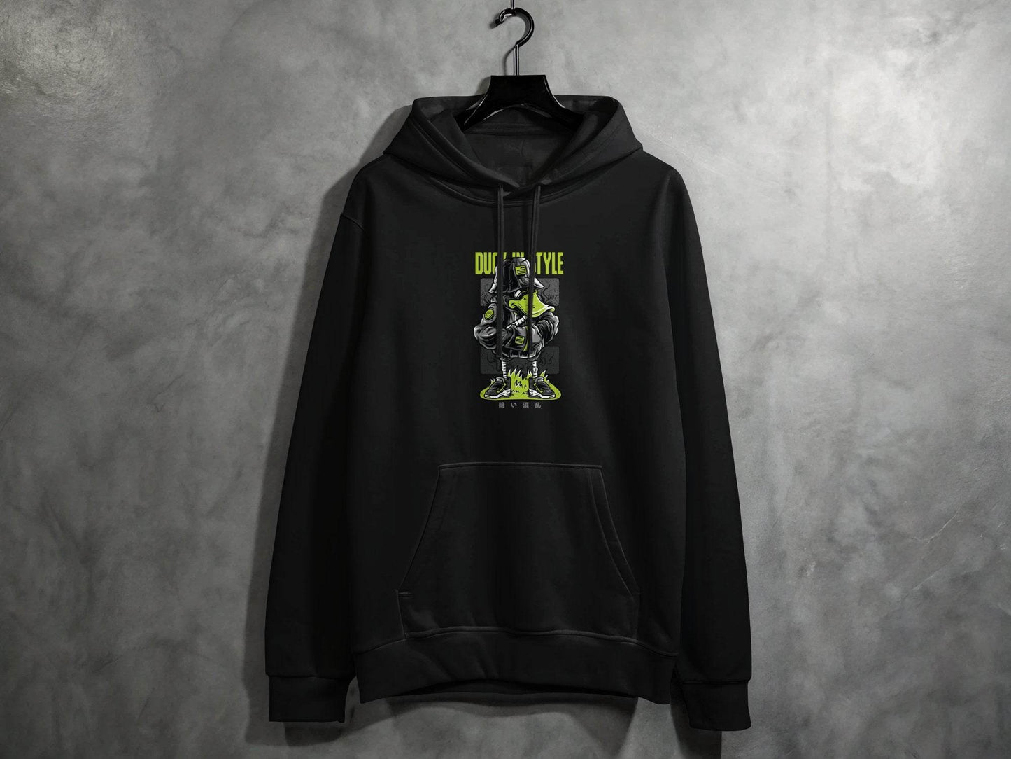 Duck in Style Cool Graphic Illustration Unisex Hoodie - Design & Vybe