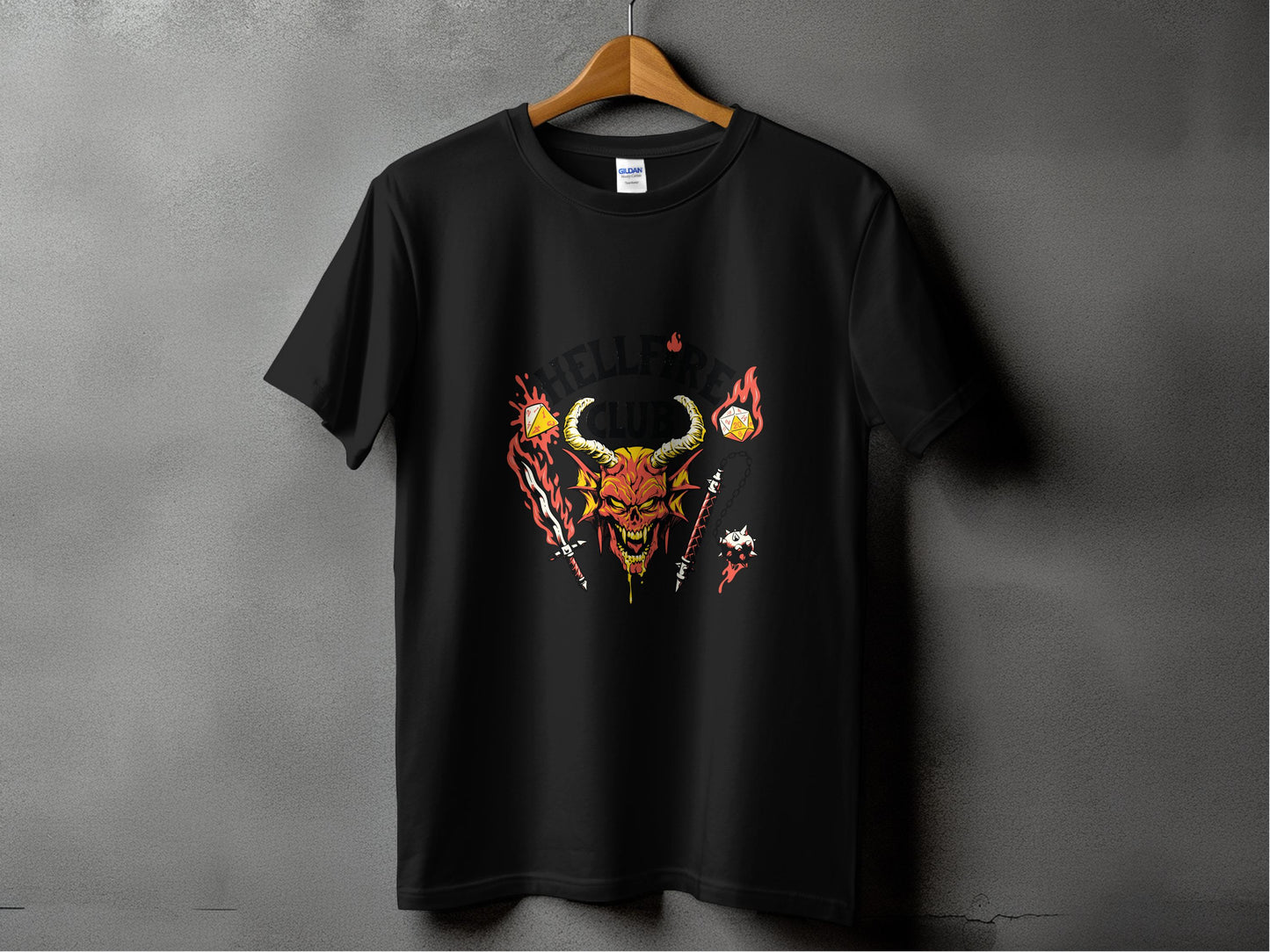 Hellfire Club Graphic T-Shirt with Demon Print product