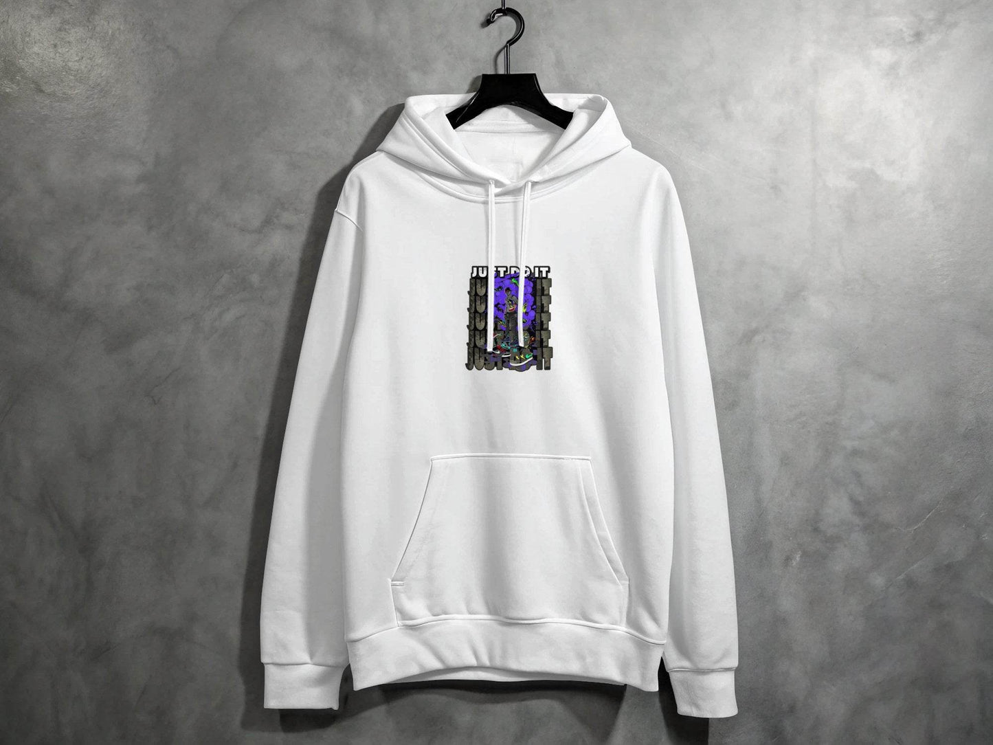 Just Do It Sneakers Art Illustration Graphic Hoodie - Design & Vybe