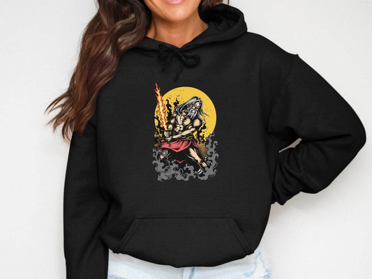 Epic Warrior Graphic Tee Unique Artistic Sweater - Design & Vybe