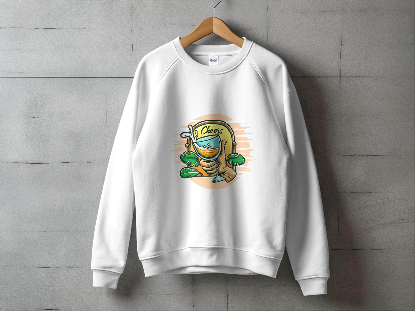 Celebration Cheers Graphic Art Design Sweater - Design & Vybe