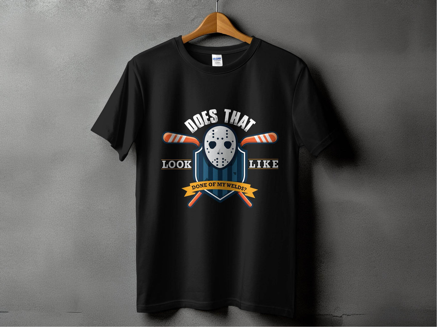 Iconic Mask Hockey Theme Look Alike Graphic T-Shirt - Design & Vybe