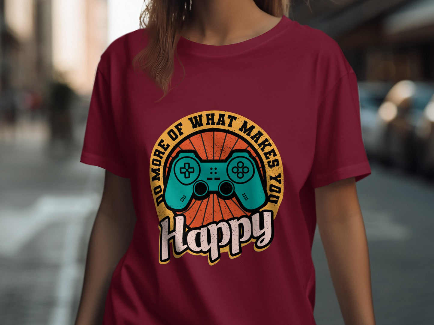 Do More Of What Makes You Happy Printed T-Shirt product
