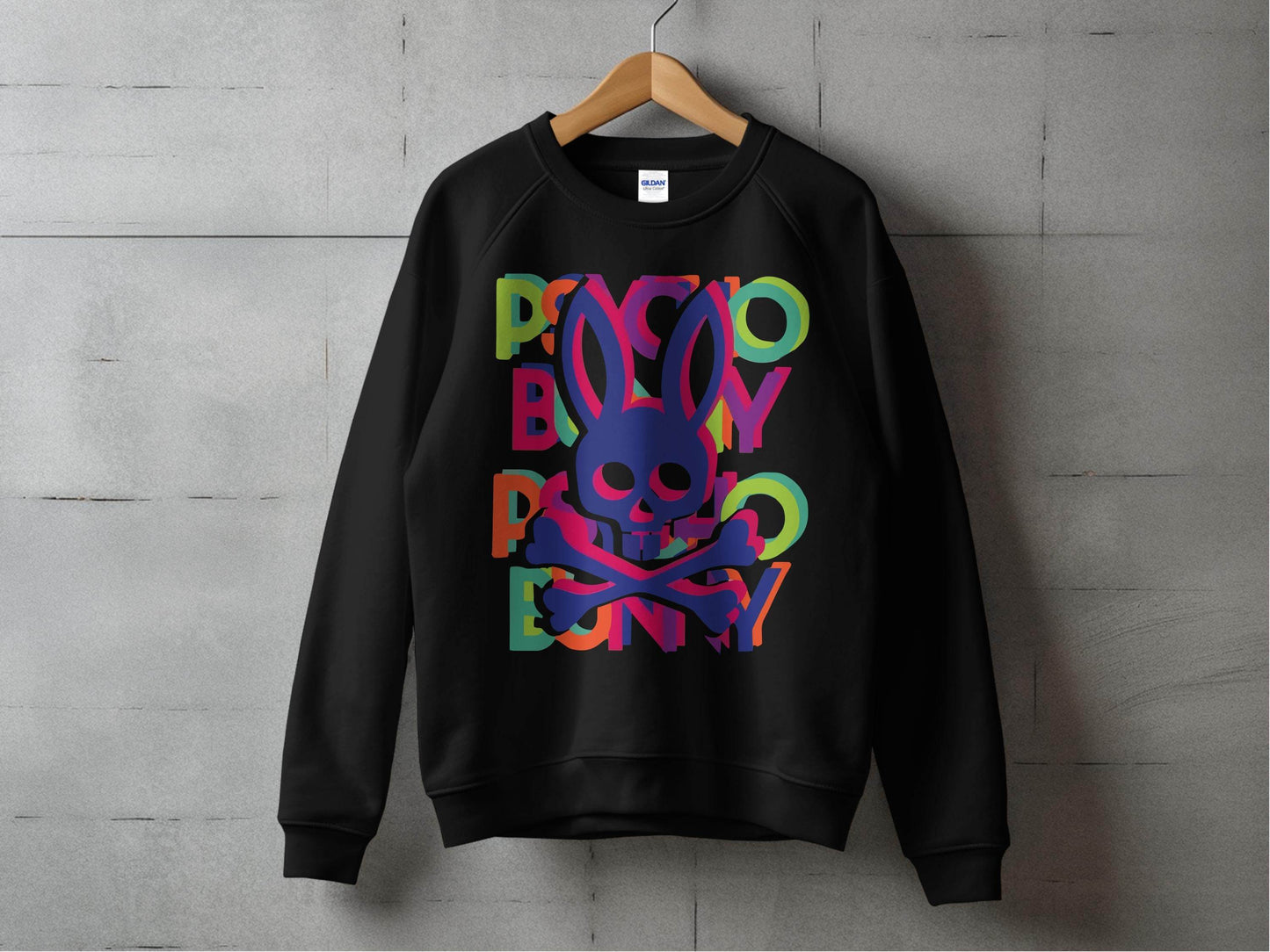 Bold and Colorful Design with Rabbit Skull Sweater - Design & Vybe