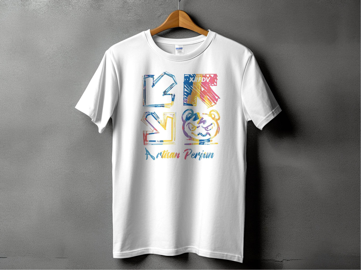 Artisan Perjun Mad Bear Arrow Unique Artistic Pattern Graphic T-Shirt - Design & Vybe