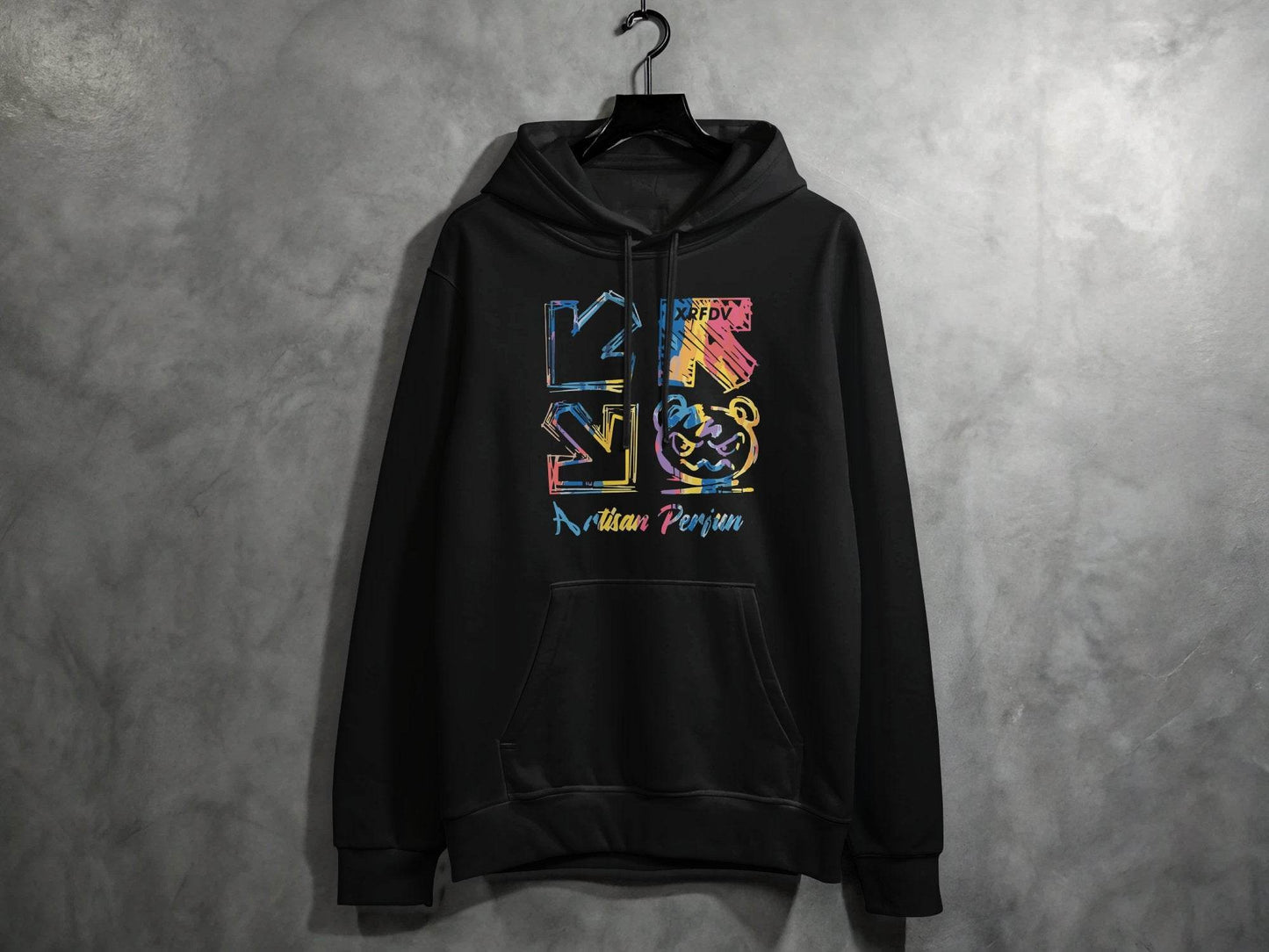 Artisan Perjun Mad Bear Arrow Unique Artistic Pattern Graphic Hoodie - Design & Vybe