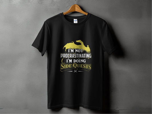 I Am Not Procrastinating I Am Doing Side Quests T-Shirt - Design & Vybe