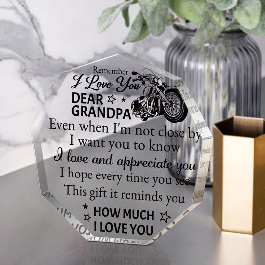 Grandpa Love & Appreciation Plaque