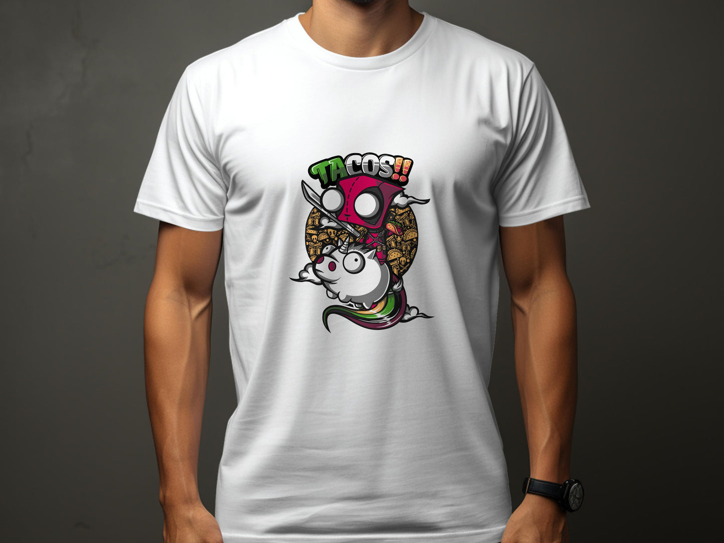 Funny Taco Unicorn Graphic Tee product
